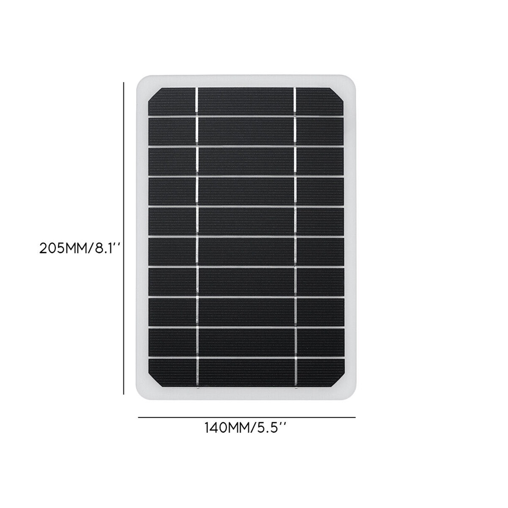 Tấm pin mặt trời VIRWIR 5V 10W tiện dụng cho đèn pin điện thoại