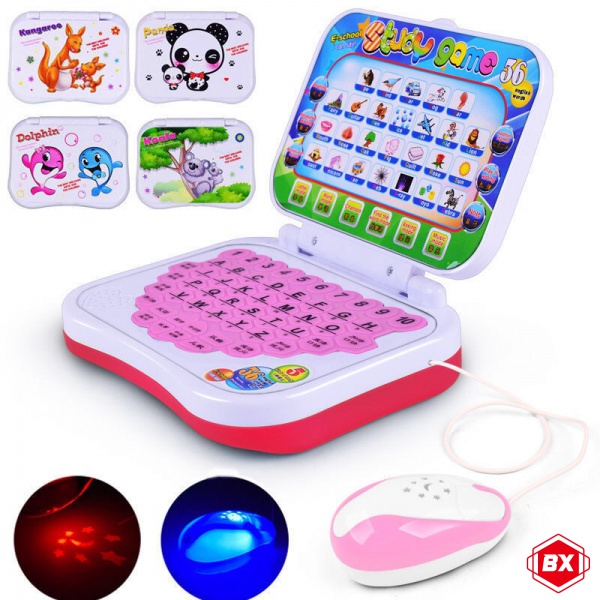 Đồ Chơi Giáo Dục Điện Thoại/Laptop Đa Năng Hình Chữ Cái Có Nhạc Độc Đáo Cho Bé