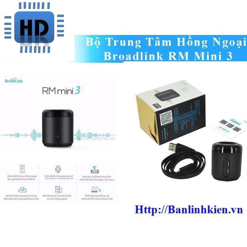 [HD] Bộ Trung Tâm Hồng Ngoại Broadlink RM Mini 3