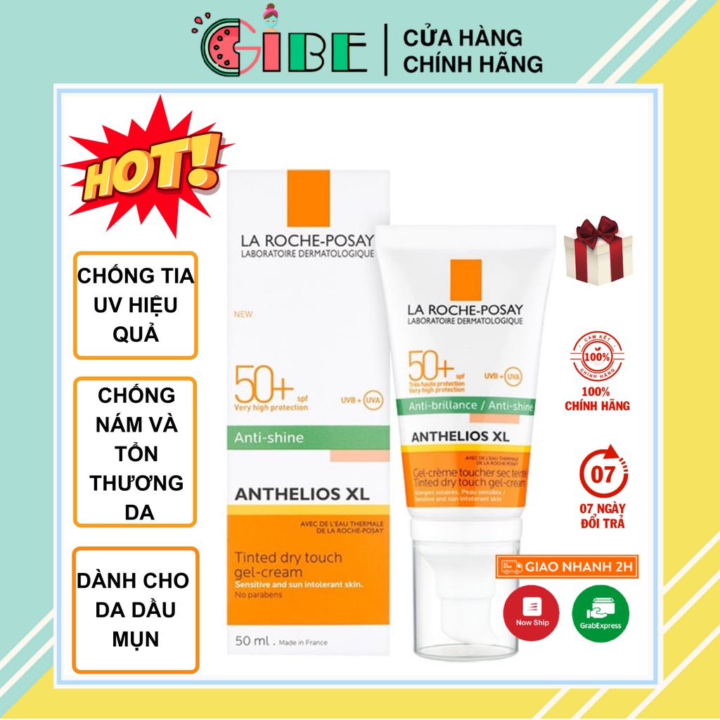 Kem Chống Nắng Laroche Posay Anthelios XL Anti Shine vạch xanh 50 ml - GIBE STORE