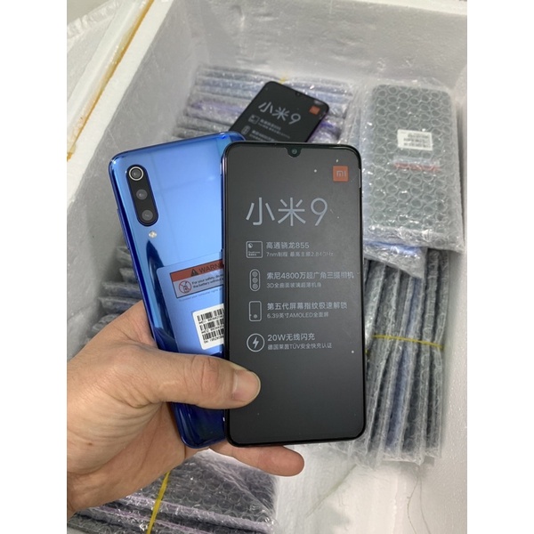 Điện thoại Xiaomi Mi 9 ram 8/128g chip snapdaragon855