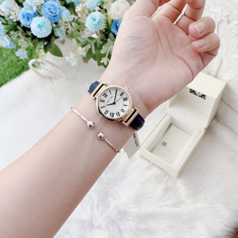 Đồng Hồ Nữ Anne Klein xanh navy