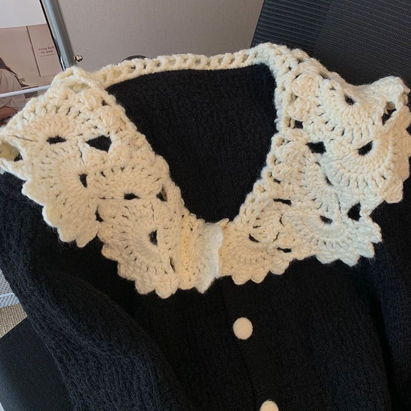 Áo Sweater Cổ Búp Bê Màu Sắc Xinh Xắn Cho Nữ  tao bao