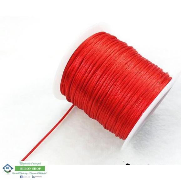 5met dây tim đan vòng màu đỏ đủ size 1.5-2-2.5mm (dây nhập khẩu)