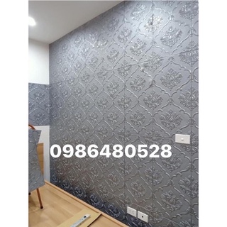 xốp dán tường 3D Hoa Văn cổ điển