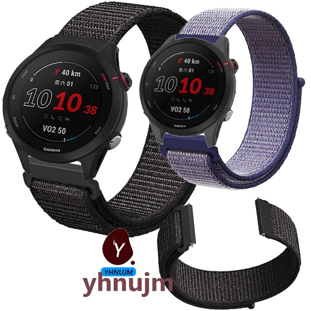 Dây Đeo Thay Thế Chất Liệu Nilon Mềm Cho Garmin Forerunner 745 955 245 645 Garmin Forerunner 255 255S