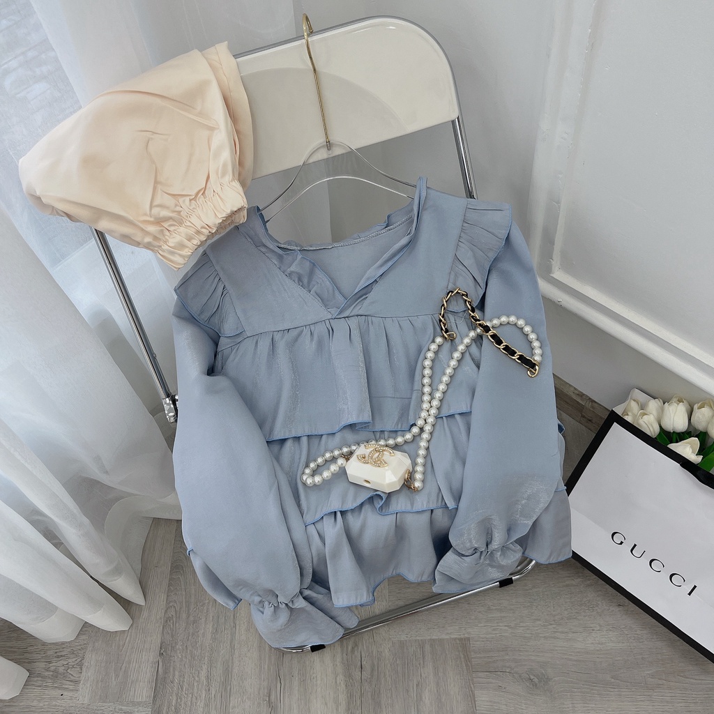 SET ÁO XANH BÈO BBD + SHORT KEM LƯNG THUN