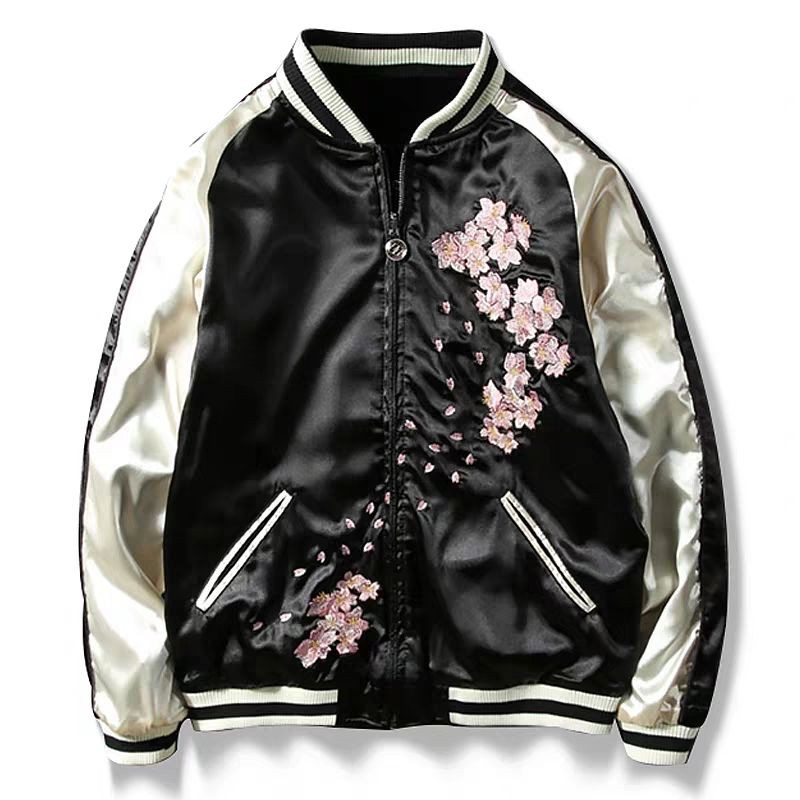 [ ODER ] ÁO KHOÁC BOMBER 2 MẶT THÊU RỒNG SUKAJAN JACKET