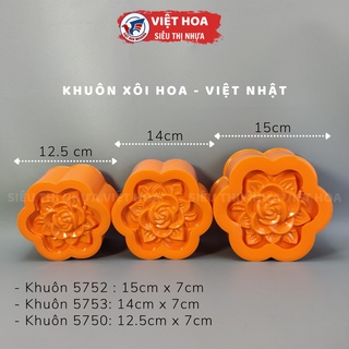 Khuôn xôi, khuôn bánh phúc lộc thọ, khuôn hình hoa