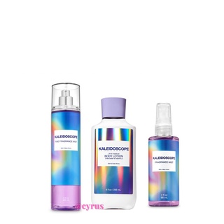 Bộ Sản Phẩm Mist Xịt Toàn Thân, Lotion Kaleidoscope BBW từ Mỹ
