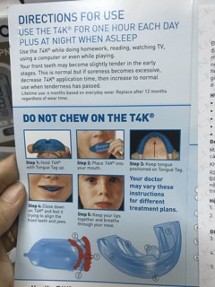 Dụng cụ niềng răng trainer T4K AUSTRALIA - ÚC