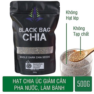 Hạt Chia Úc Black Bag Nhập Khẩu 500g