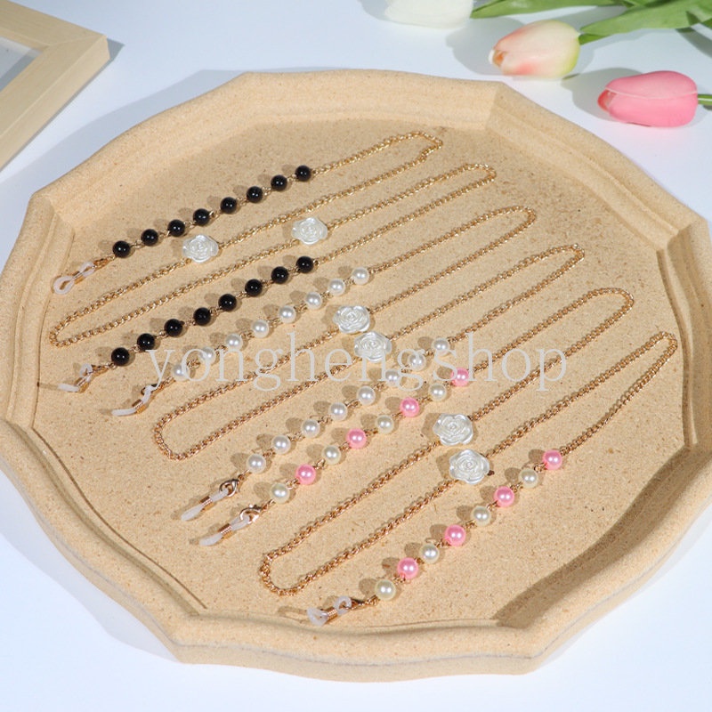 Dây Đeo Mắt Kính Chống Thất Lạc Bằng Kim Loại Thời Trang