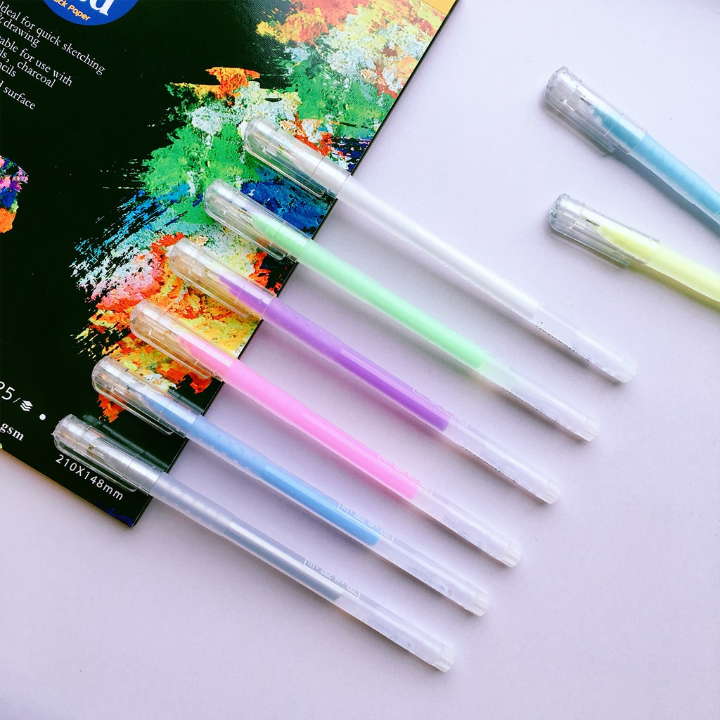 SeamiArt Bút Dạ Quang 12 Màu Ngòi 0.6mm