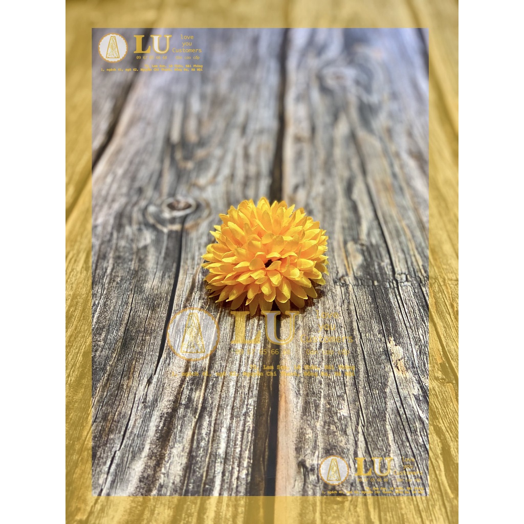 Đầu hoa Cúc xù nhỏ cao cấp, trang trí oản, giỏ hoa quà | LU