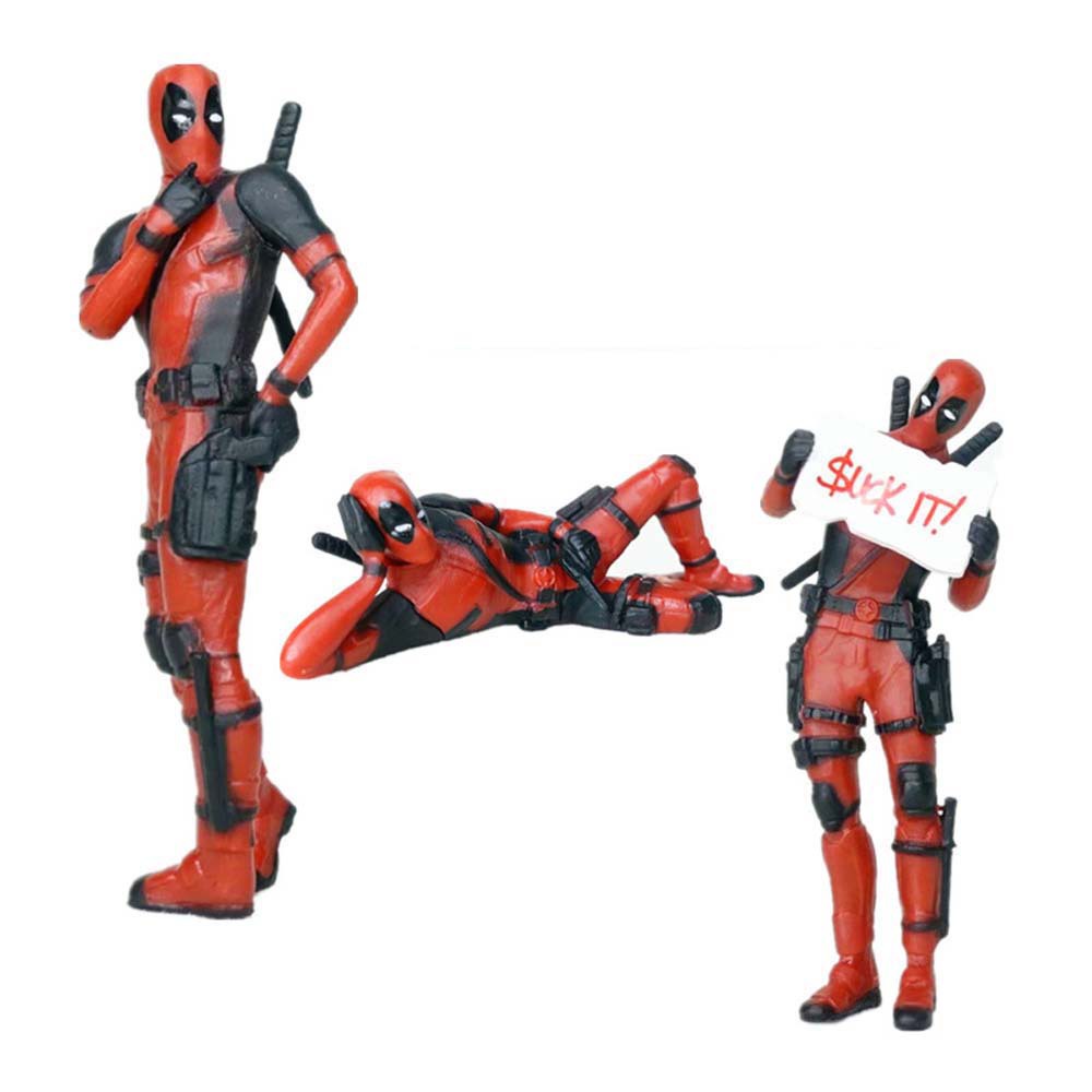 Mô hình nhân vật Deadpool mini thiết kế sáng tạo trang trí nội thất xe hơi