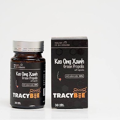 [Tracybee] Keo ong xanh đậm đặc 30 viên (Dạng Viên)