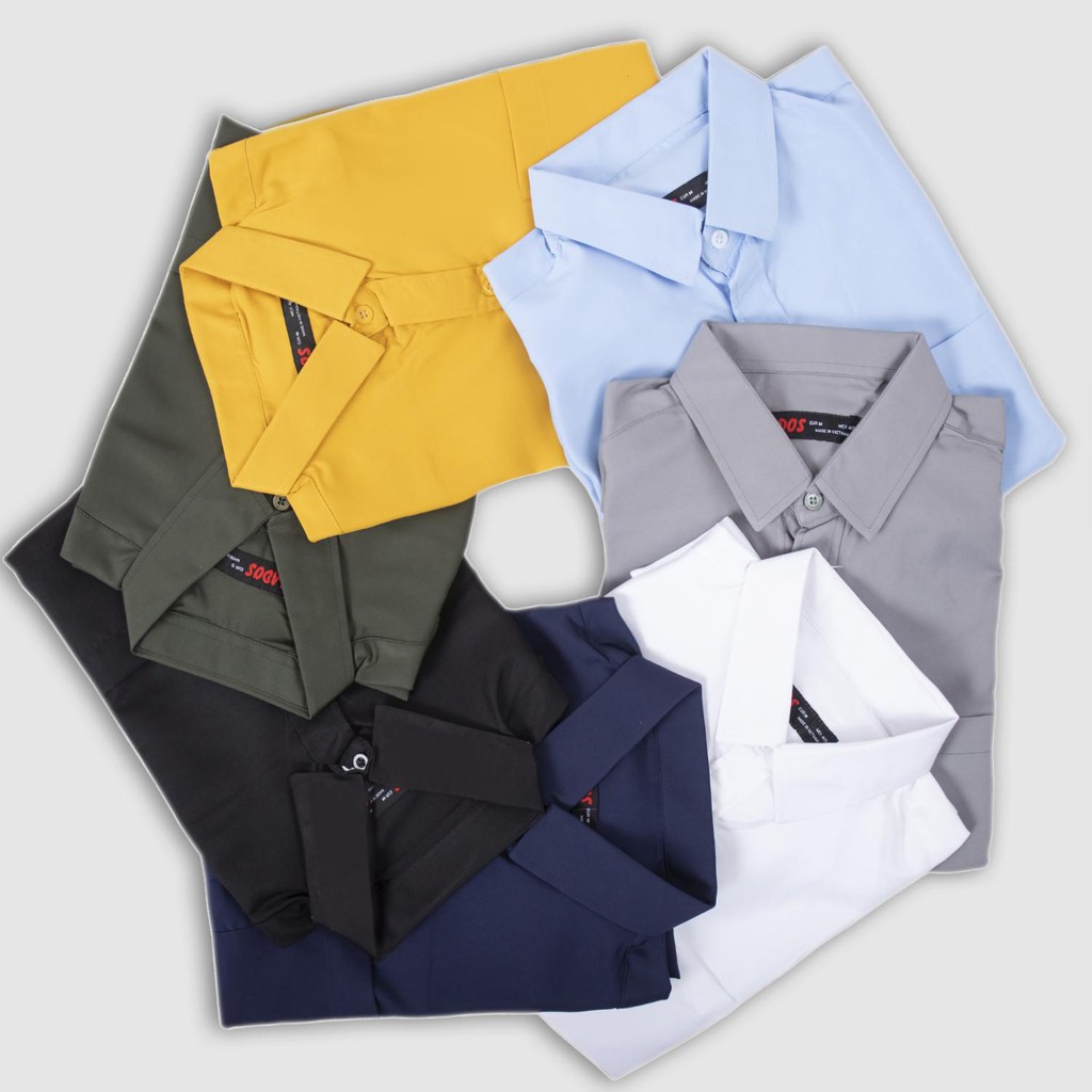 Áo sơ mi trơn 1 túi LV-778 | BigBuy360 - bigbuy360.vn