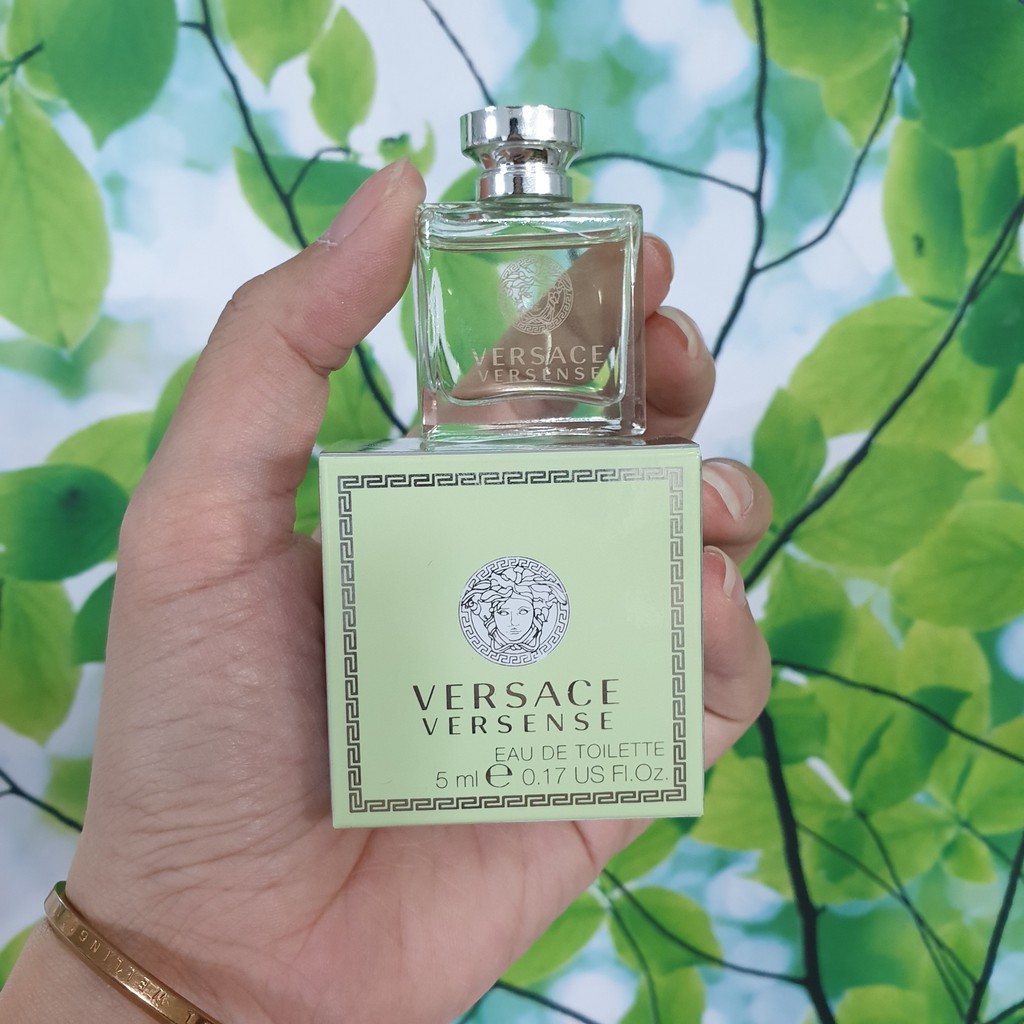 [Auth có bill] Set 4 chai nước hoa mini 5ml versace chính hãng