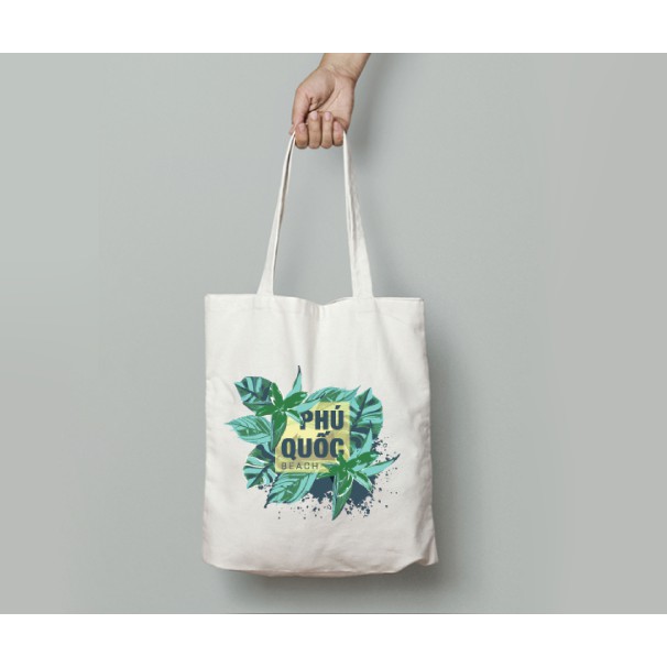 Túi vải canvas in theo yêu cầu lấy liền