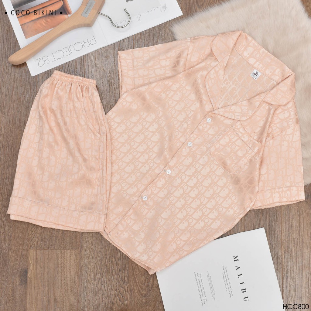 𝑪𝑶𝑪𝑶 𝑩𝑰𝑲𝑰𝑵𝑰 Bộ Đồ Ngủ - Đồ Mặc Nhà Lụa Gấm ( HCC800 ) | BigBuy360 - bigbuy360.vn