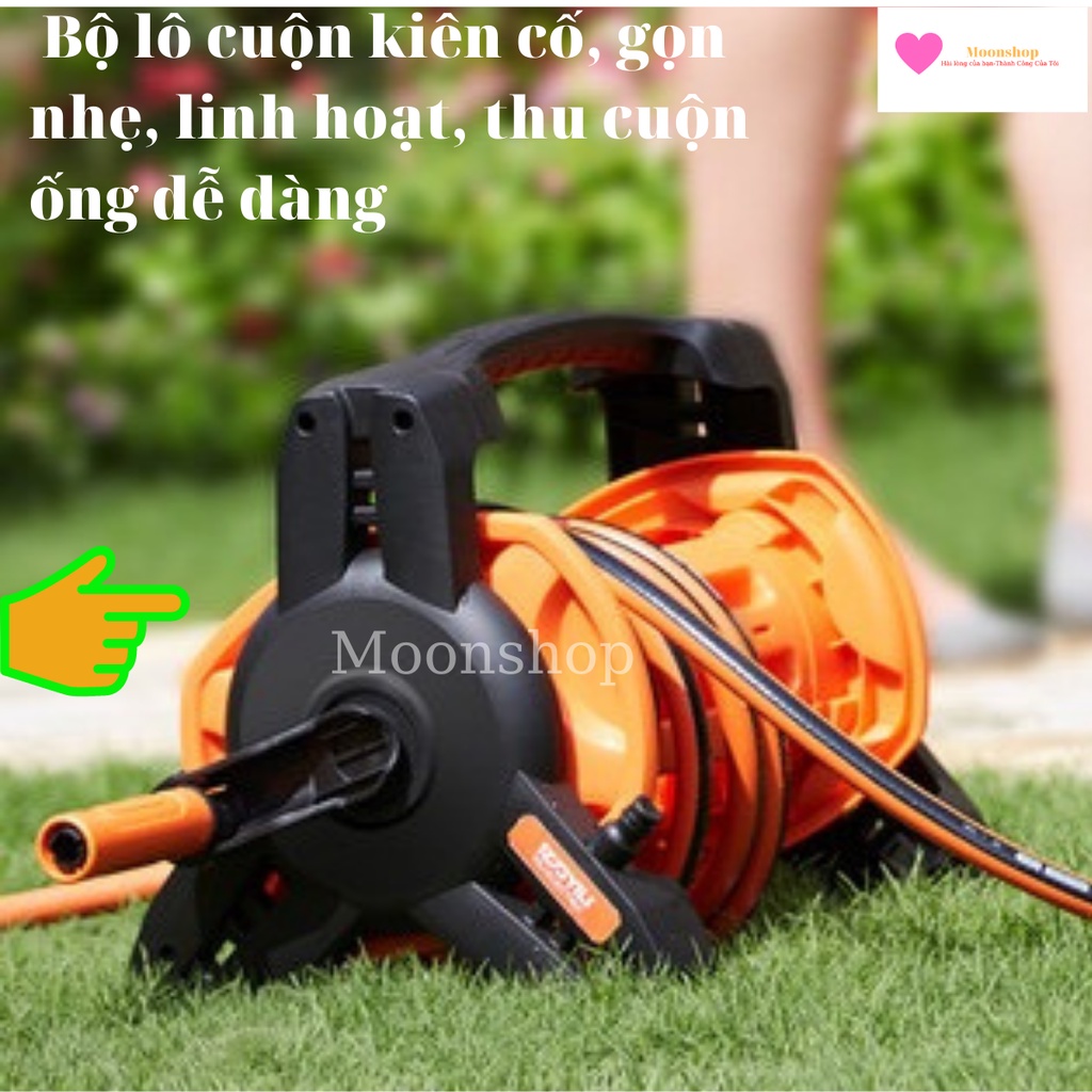 [QUÀ TẶNG] Bộ Rulo Cuộn Dây Nước, Khung Dây Tưới Cây, Sản Phẩm Chất Lượng Của Tonydx, Đầy Đủ Phụ Kiện, Dài 15m