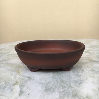 Chậu bonsai Chữ nhật mini đất nung gốm Bát tràng 1 size BM-80 -hm