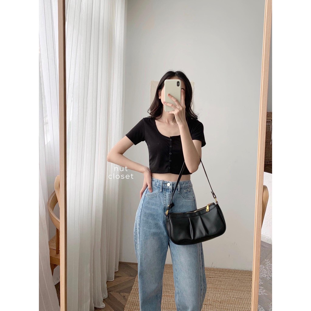 [ Mã WASTAPR giảm 10K đơn 50K] ÁO CROPTOP LEN TĂM CÚC DỌC 6 MÀU LOẠI MỚI - CROPTOP CÚC NGỰC TÍM XANH MINT HOT | BigBuy360 - bigbuy360.vn