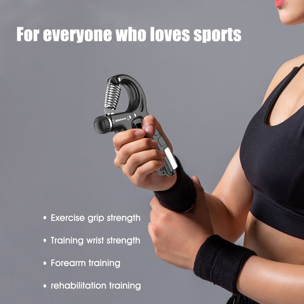 Kìm Bóp Tay Kìm Tập Cơ Tay Dụng Cụ Tập Cơ Tay Tập Gym Tại Nhà Có Chỉnh Lực 5-60kg