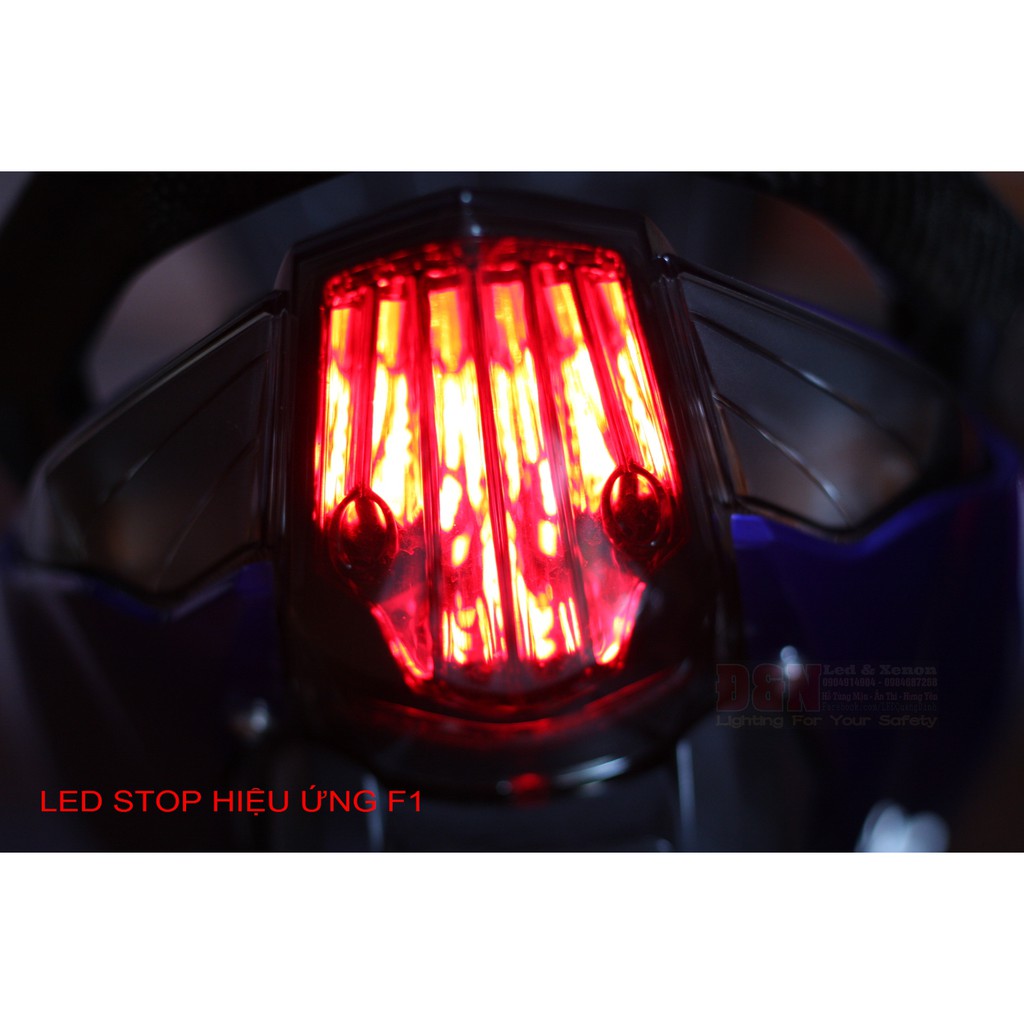 LED SOI BIỂN SỐ TÍCH HỢP HIỆU ỨNG STOP F1