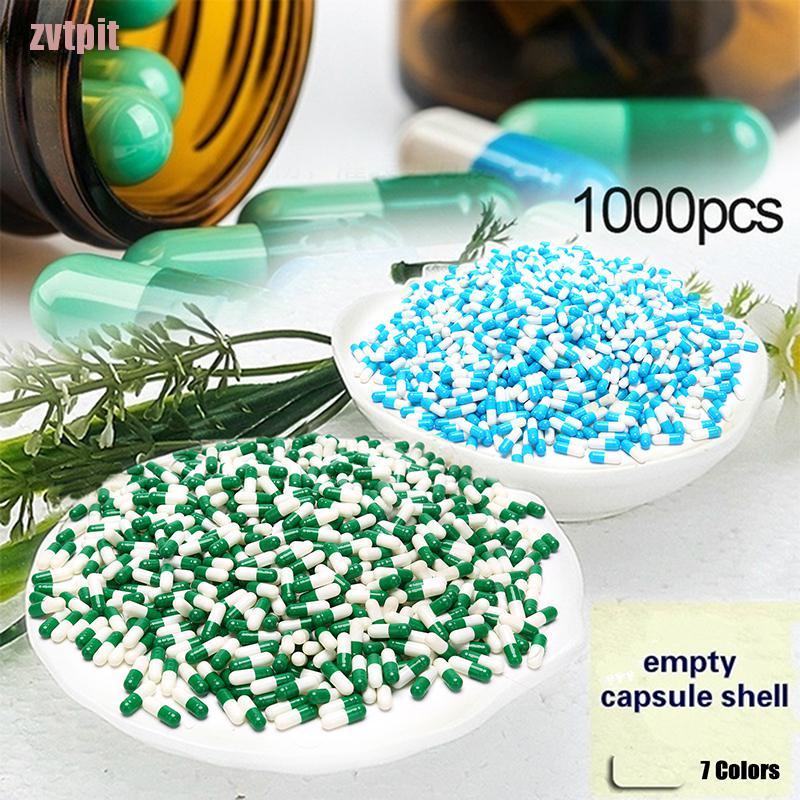 1000 Viên nang Gelatin rỗng chuyên dụng an toàn 2#