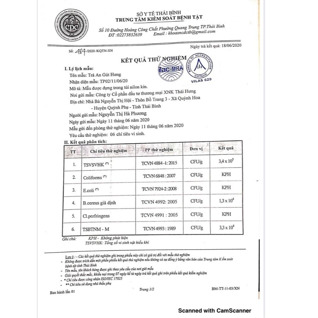 Trà Thái Hưng An Gút Hưng - Thải Axit Uric Giảm Cơn Đau Do Gút Thoái Hóa Viêm Khớp Nhức Mỏi Xương Khớp 25 túi lọc 125g