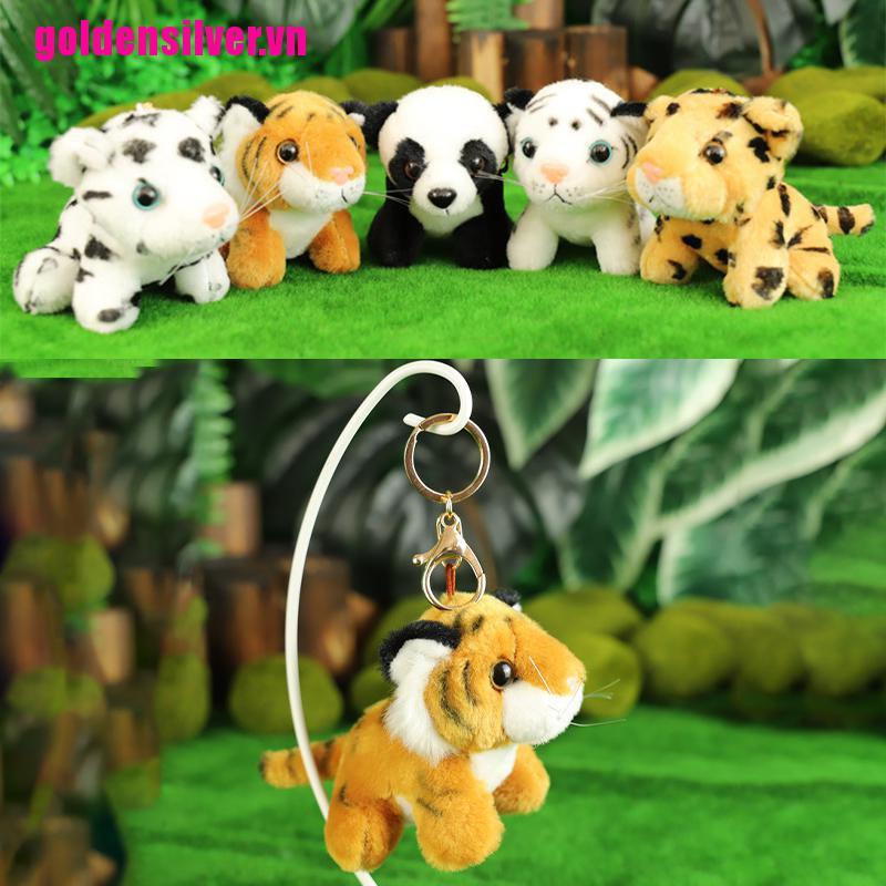 Búp Bê Nhồi Bông Hình Hổ / Báo 10cm Dễ Thương