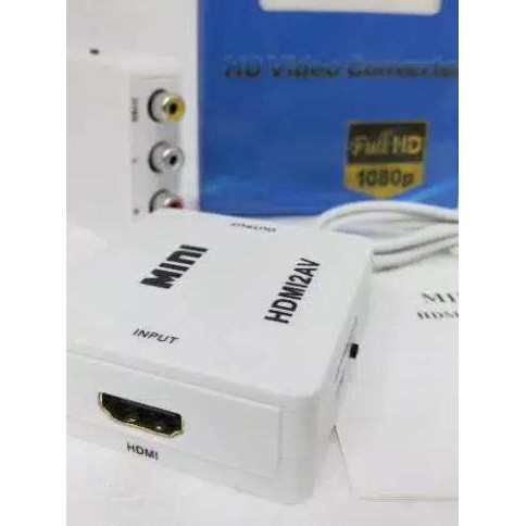 Bộ Chuyển Đổi Hdmi Sang Rca Av / Mini Hdmi2Av / Mini Hdmi2Av Tv Box Hdmi 2av