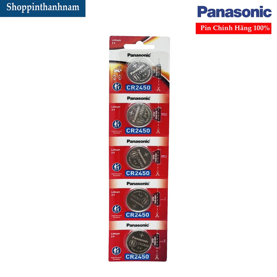 1 viên pin CR2450 Panasonic 3V chính hãng