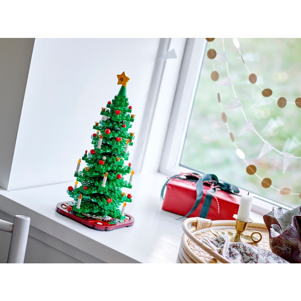 40573  Đồ chơi lắp ráp Iego Seasonal Christmas Tree 2in1 - Đồ chơi xếp hình cây thông 2trong1