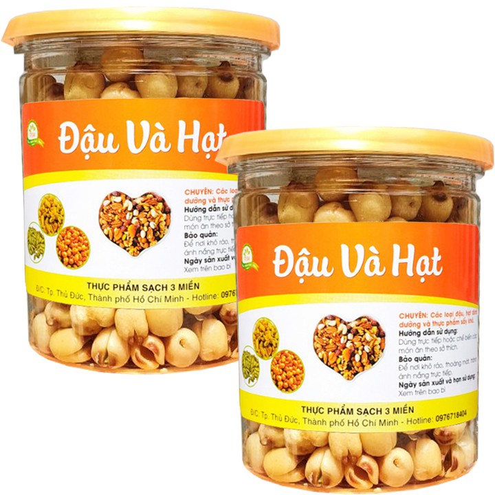 [Combo 2 Hũ Tổng 400G] Hạt sen sấy chín giòn thơm ngon bổ dưỡng với sức khỏe TPS