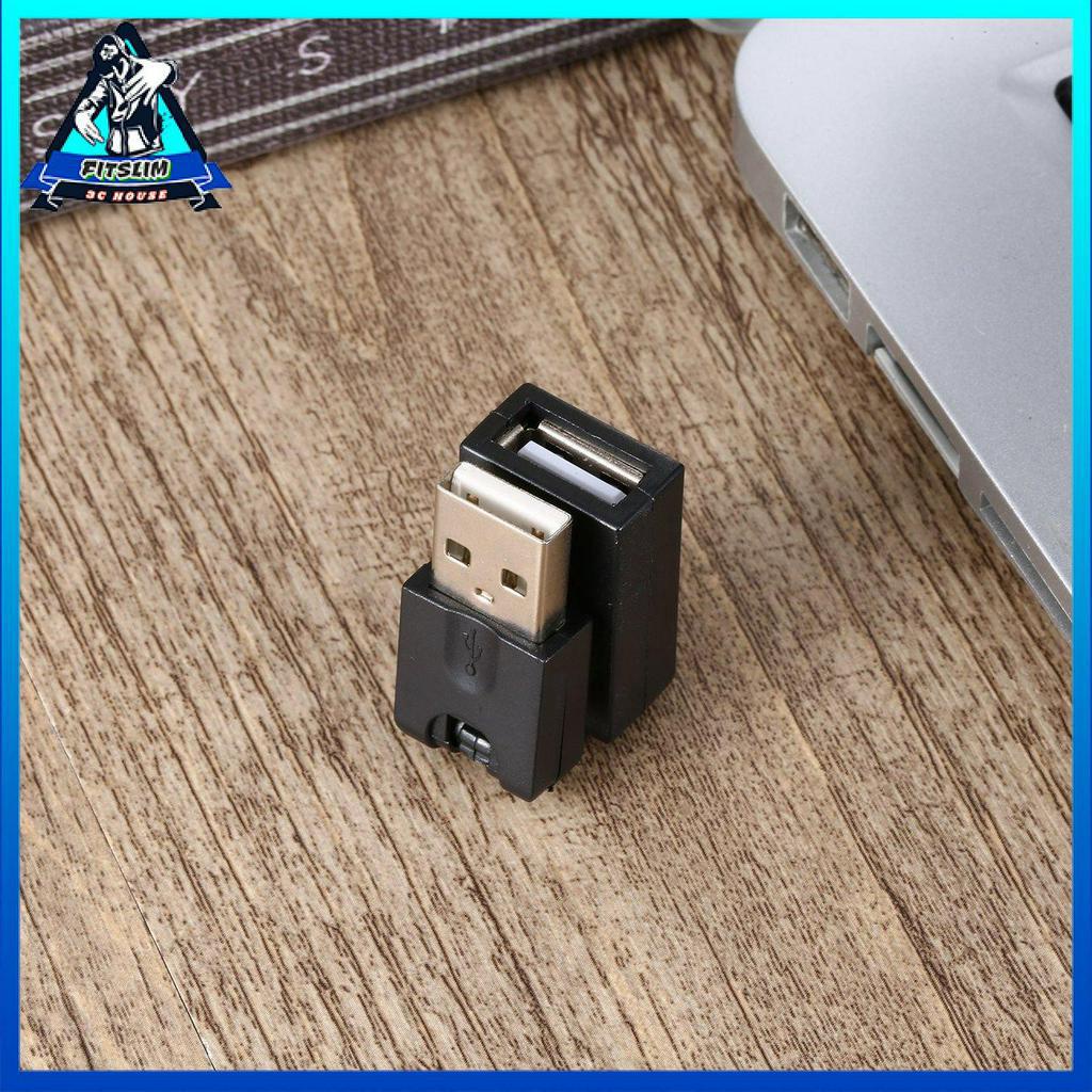 Usb chuyển đổi đầu cắm sang đầu nhận xoay 360 độ