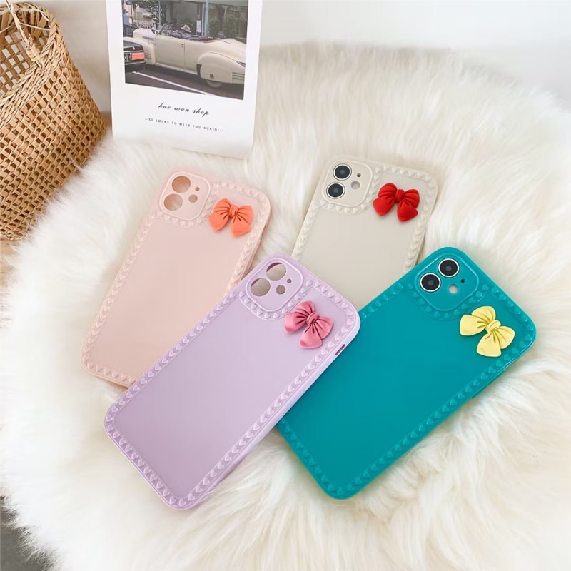 Ốp Lưng Họa Tiết Trái Tim 3d Dễ Thương Cho Iphone 12 12 Pro Max 11 Pro Max 12mini 7 8 6s Plus X Xs Max Xr Se 2020 | BigBuy360 - bigbuy360.vn