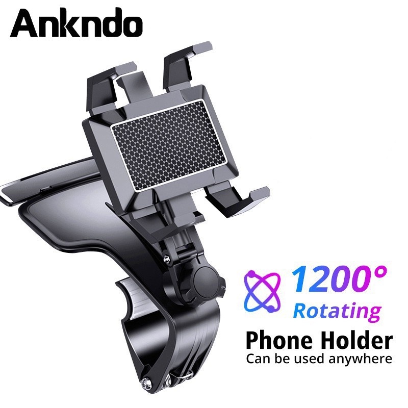 Giá Đỡ Điện Thoại Ankndo Xoay 360 Độ 1200 Độ Cho Xe Hơi