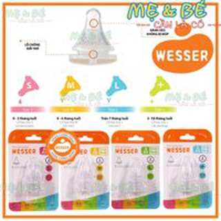 Vĩ Núm vú Wesser Cổ hẹp size S/M/L/+