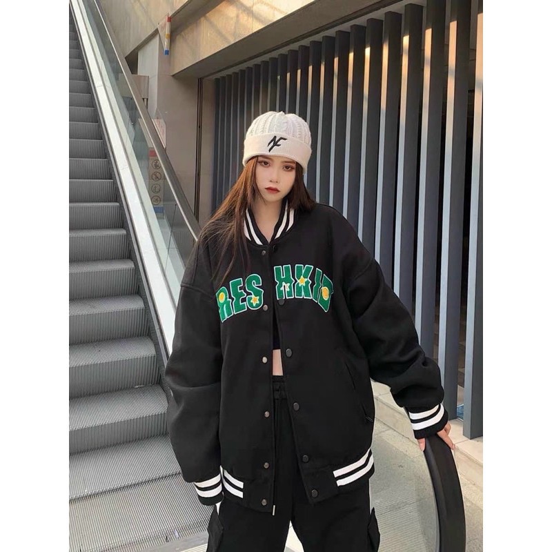 Áo Bomber Dù Freshkid Chất Dù 2 Lớp Size Form chuẩn Unisex Nam Nữ Couple thời trang kmg