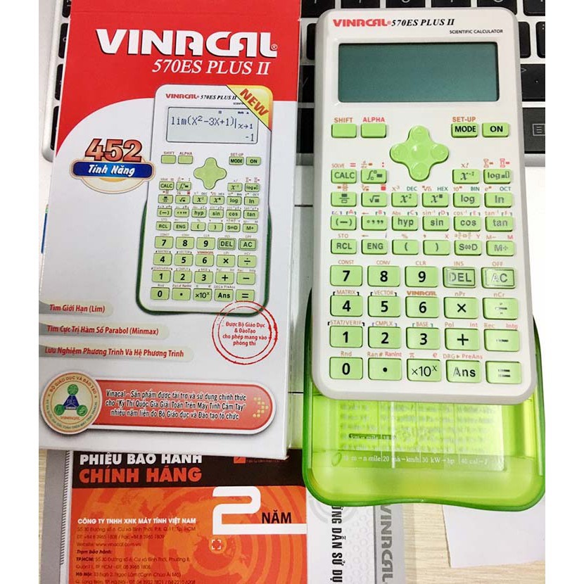 ( giá ưu đãi ) MÁY TÍNH HỌC SINH VINACAL 570ES PLUS II FULLBOX