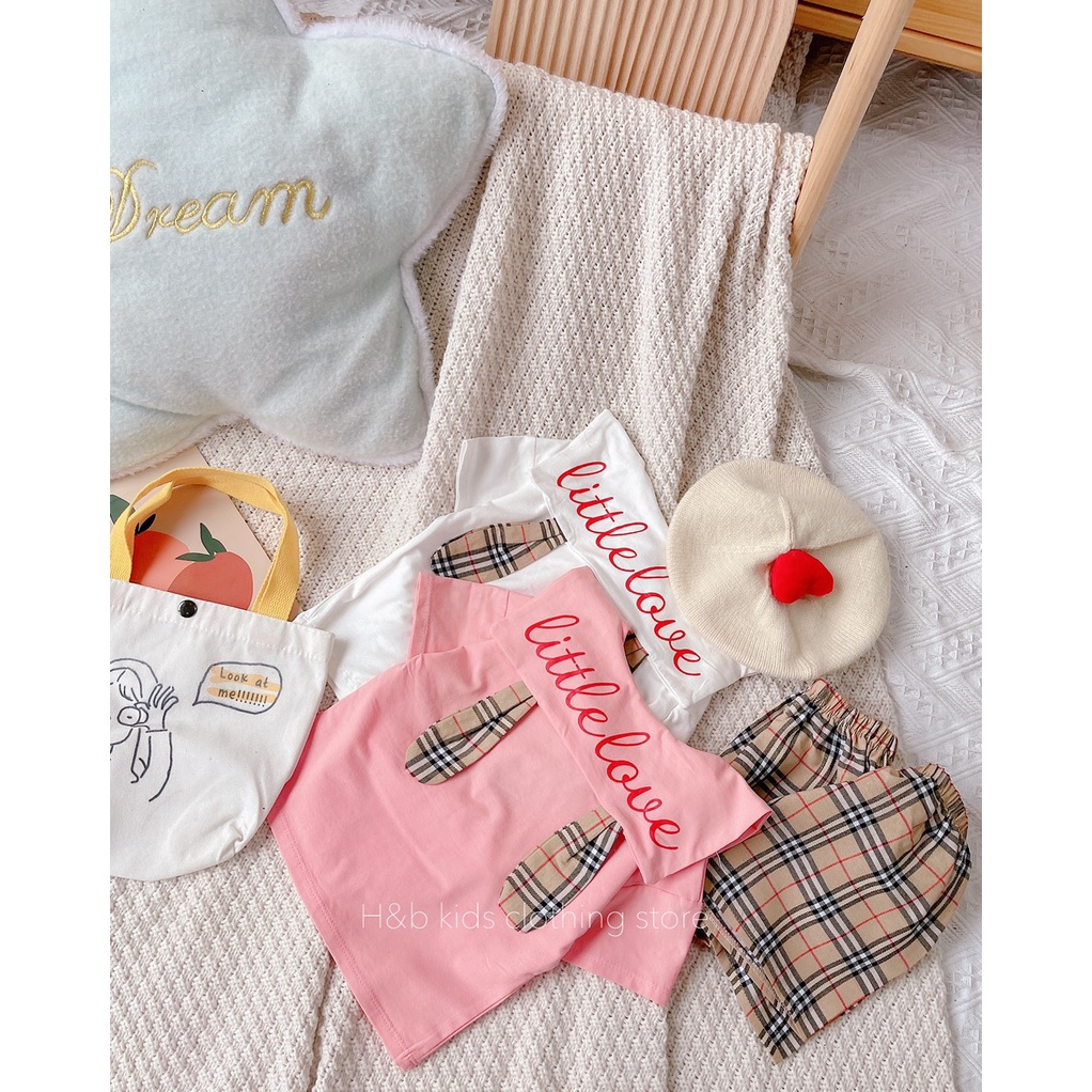 ( SIÊU SALE ) Bộ hè  THỦY THỦ TAI THỎ  bé gái  size 10-22kg