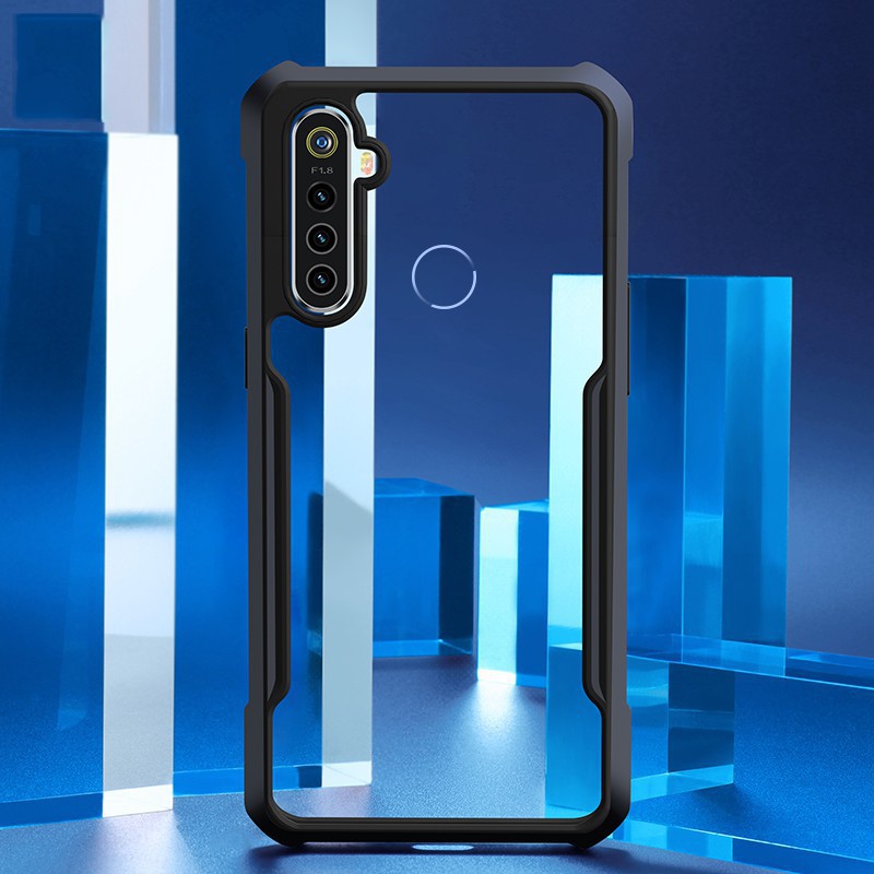 [Ready Stock] Clear Casing OPPO A92 A72 A52 A9 A5 2020 A5s A7 AX7 AX5 AX5s A12 Realme 5 6 Pro 5s 6s 5i 6i C3 Narzo 10 10A Q Case PC+TPU Dual layer Military Shock Absorption Transparent Case