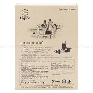 Cà phê Legend Sữa đá 25g x 9 gói