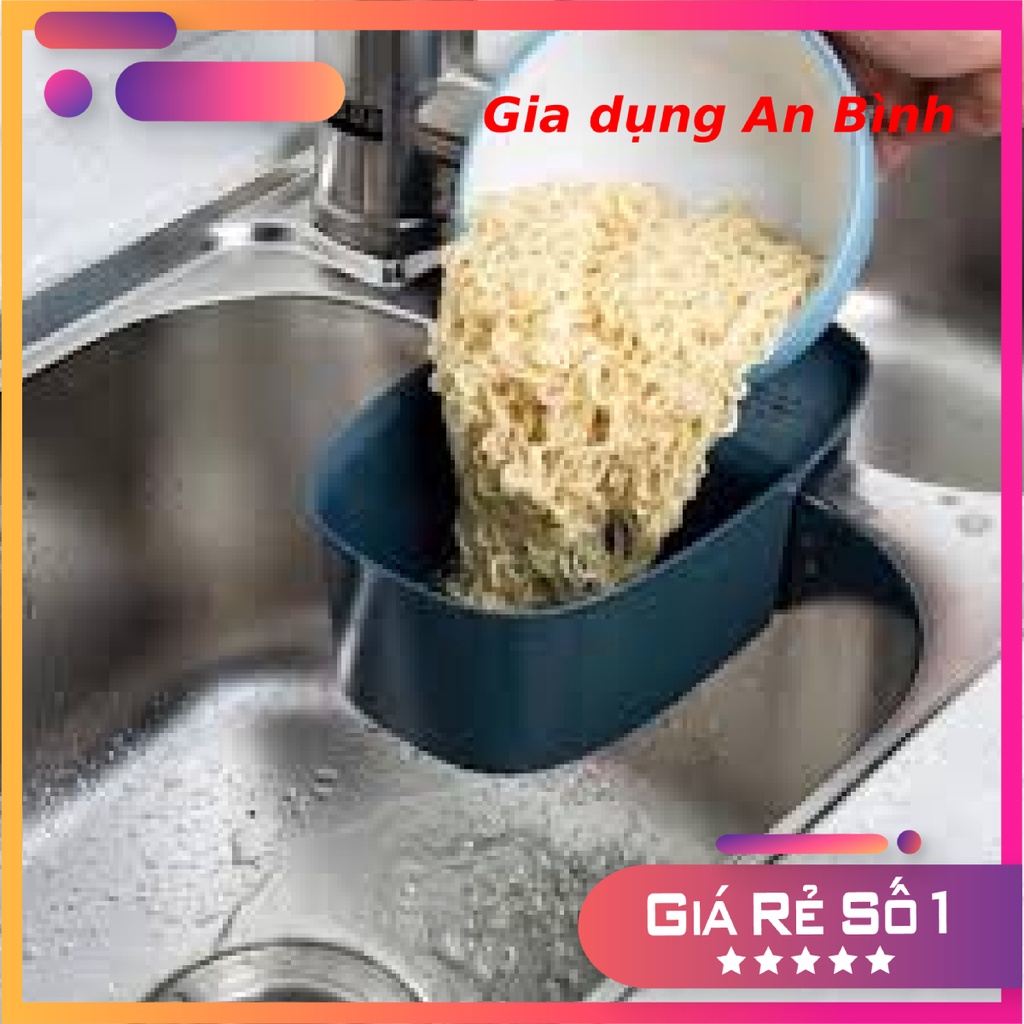 Lọc rác nhựa, Kèm Kệ Để Giẻ Rửa Bát Chùi Xoong Nồi Siêu Tiện Lợi