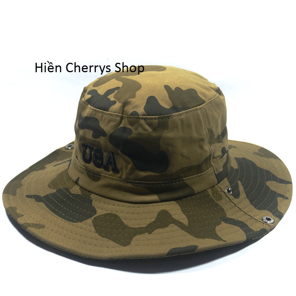 Mũ tai bèo nam size đầu rộng thoải mái nón tai bèo vành to được đóng sò cao cấp kết hợp vải cotton