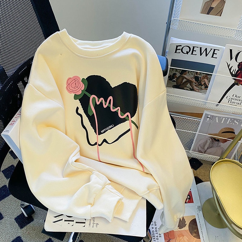 Áo Sweater Dệt Kim Cổ Tròn Thiết Kế Mới Cho Phái Nữ