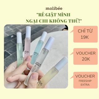 Nước hoa mini bỏ túi dạng ống xịt Molibée 12ml hoạ tiết dễ thương nhiều mùi hương dịu nhẹ thơm lâu cho nữ